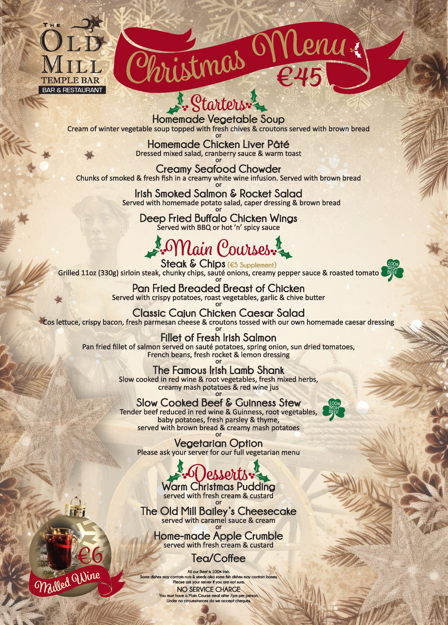 CHRISTMAS MENU The Old Mill